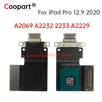 USB Разъем Для зарядки Док-порт Гибкий Кабель Для iPad Pro 12,9 2020 A2069 A2232 2233 A2229 iPadPro12.9 Запчасти Для Зарядного устройства