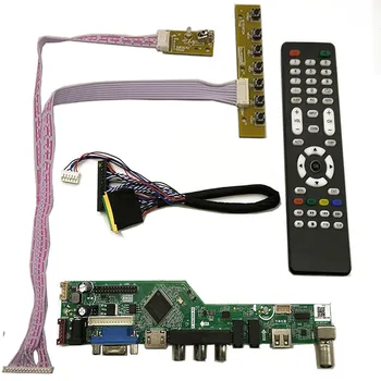 Новый комплект ТВ-мониторов для CLAA156WB11A TV + HDMI + VGA + AV + USB 1366x768 ЖК-светодиодный экран Плата контроллера Драйвер 40 контактов lvds панель
